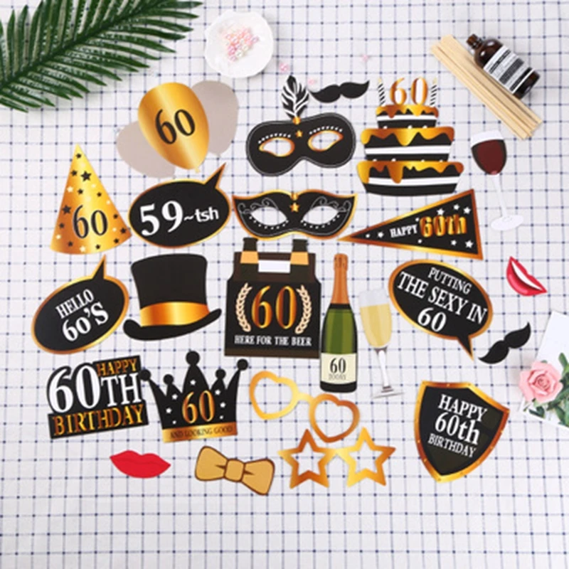 Креативный реквизит для макияжа с днем рождения бумажная борода мужчина женщина