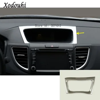 

For Honda CRV CR-V 2012 2013 2014 2015 2016 Car sticker Middle Console Central control navigation Volume switch trim frame hoods