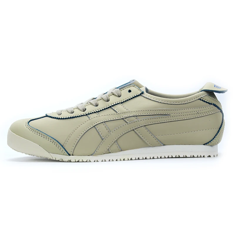 Оригинальные кроссовки Onitsuka Tiger; Женская Удобная обувь унисекс на плоской подошве; Мужская обувь для отдыха; нескользящая прочная обувь наивысшего качества - Цвет: Beige