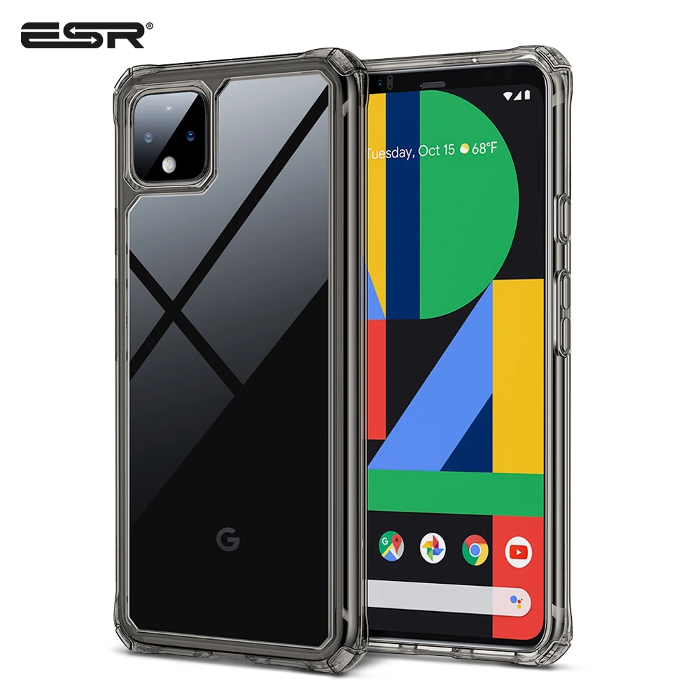 ESR прозрачный защитный чехол для Google Pixel 4 XL черный оранжевый брендовый телефон с