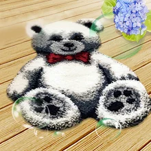 Животный цветочный узор защелка крюк ковер наборы с базовыми инструментами DIY подушка ковер делая посылка XH8Z