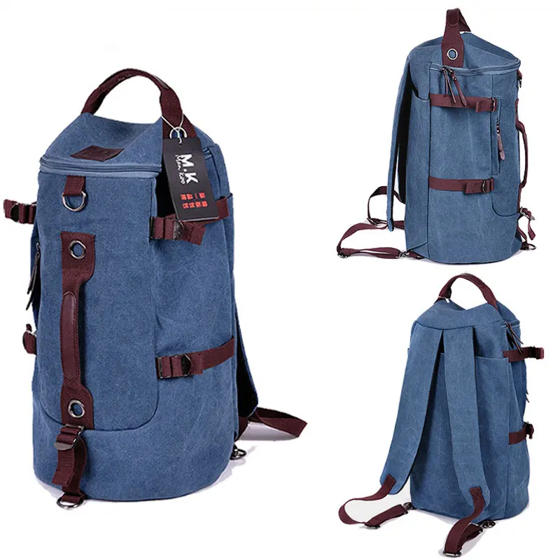 Большая вместительная мужская деловая сумка для путешествий, мужской альпинистский туристический рюкзак сумки, холщовый рюкзак на плечо