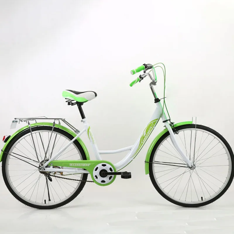Women Bike Retro City Student Bicycle 22/24 Inch Commuter Light Bicycle