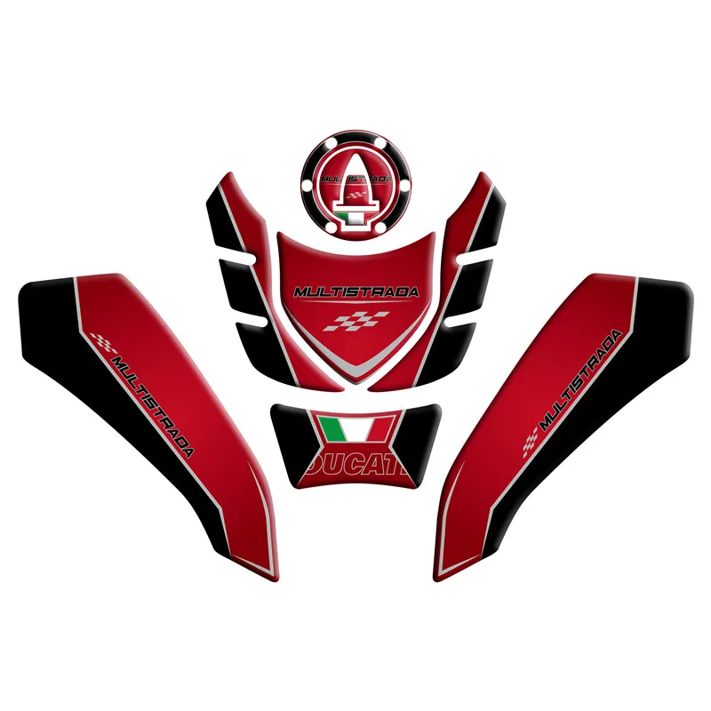 Для MTS1200 1260 ENDURO 3D Бензобак защитная накладка наклейка для DUCATI Multistrada 1200 ENDURO MULTISTRADA 1260 ENDURO