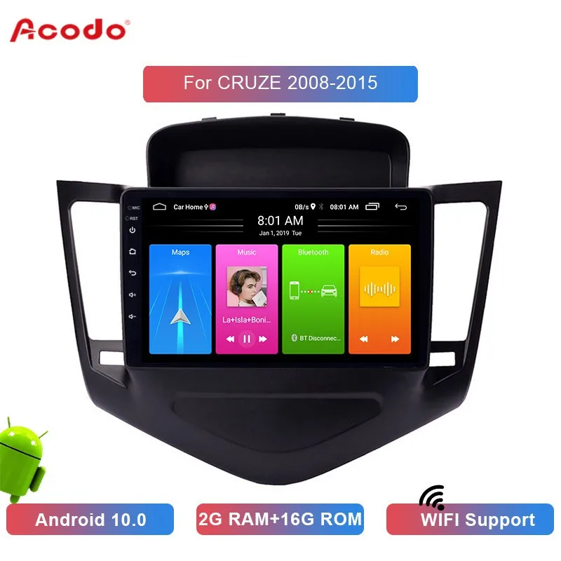 

ACODO 2+16G Android 10.0 Car Radio Multimedia Player For Chevrolet CRUZE 2008-2015 Navigation GPS 2 din