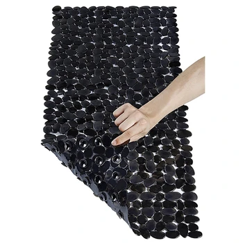 

70X36cm Bathroom Anti-Slip Mat Bath Mat Square Toilet Bathroom Bath Massage Cushion Solid Color Pvc Anti-Slip Mat