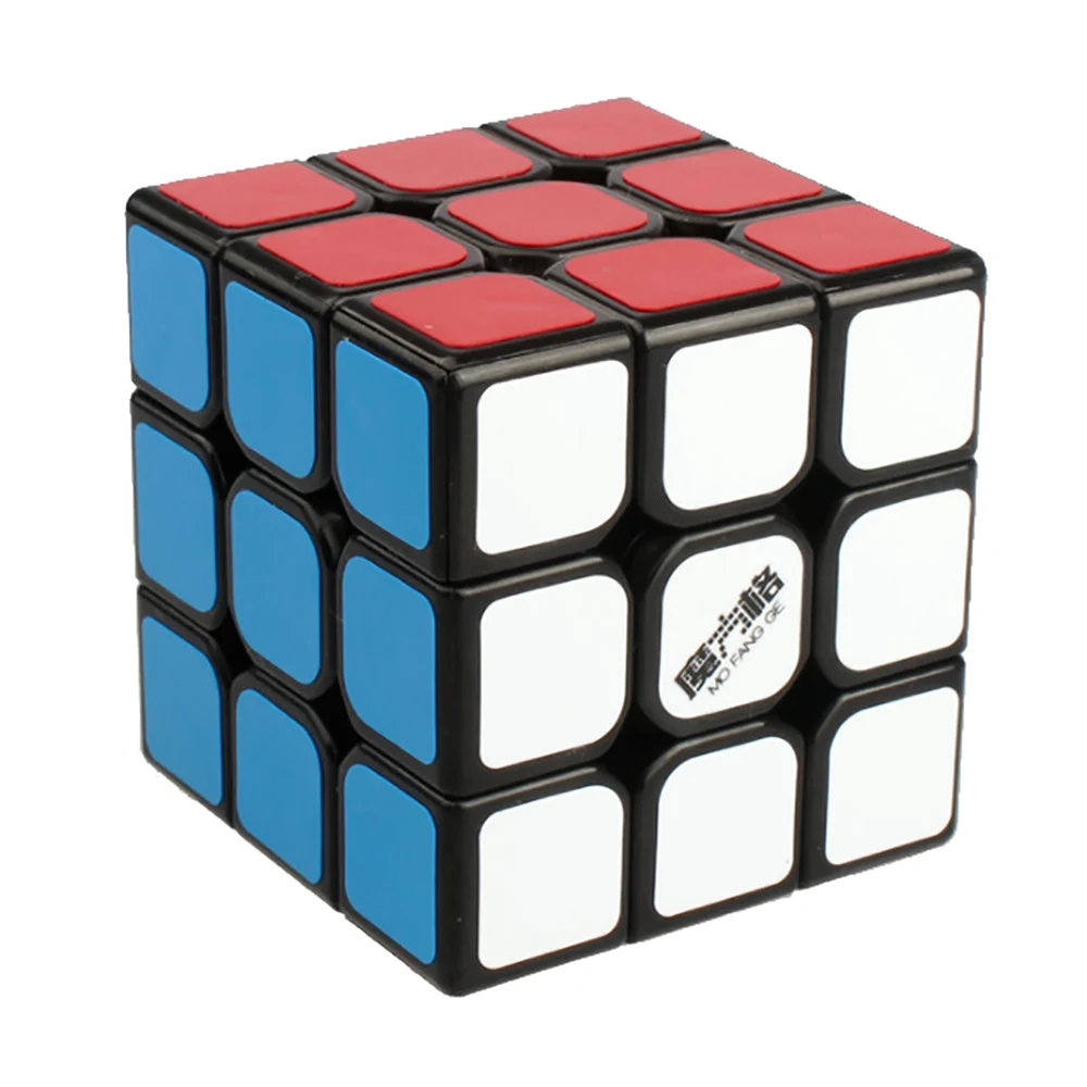 Black IQ-Cubes QiYi MoFangGe LeiTing Thunder 3x3 куб высокоскоростной куб головоломка Магическая профессиональная обучающая и образовательная игрушка Cubos magicos - Цвет: Black