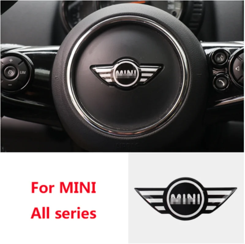 Внутренняя отделка рулевого колеса мини логотип наклейка для Mini Cooper R55 F55 F56 F57 F60 R56