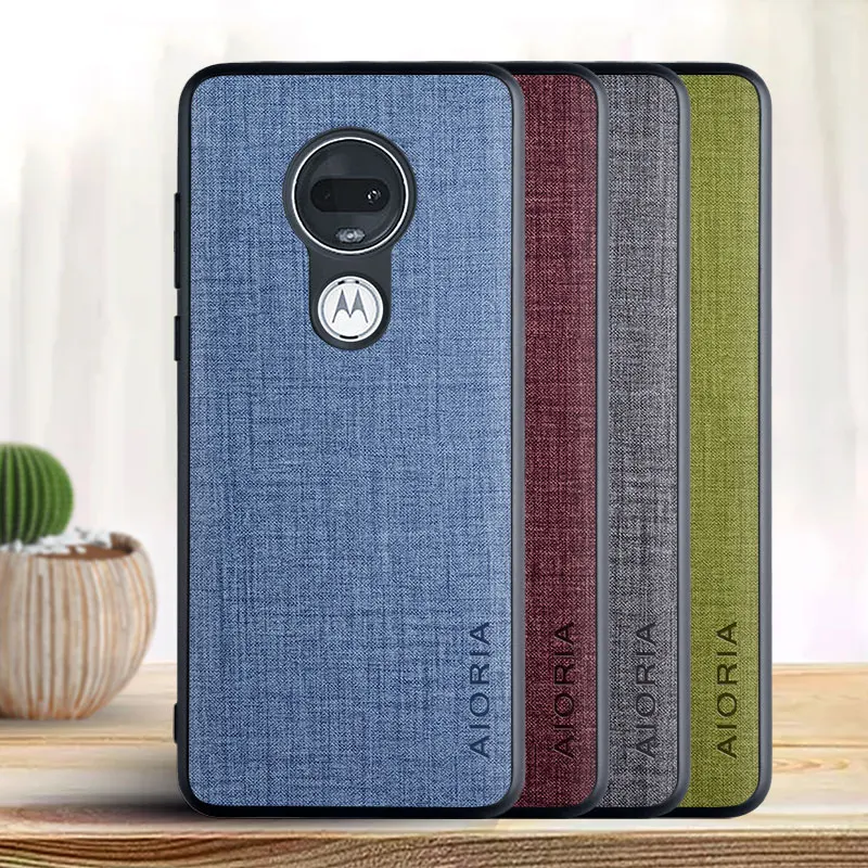 Чехол для Motorola G7 G6 Plus G8 Play Edge s из искусственной кожи с перекрестным узором