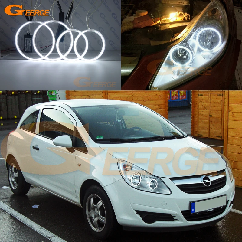 Для Opel Vauxhall Corsa D 2006 2007 2008 2009 2010 2011 предлицевая сторона отличный ультра яркий CCFL