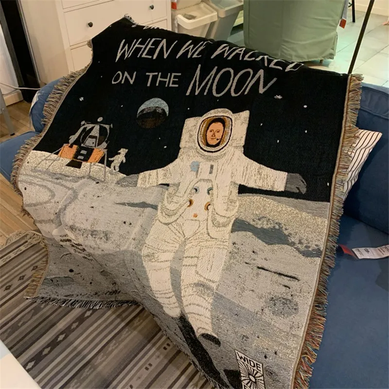 Moon прогулок пледы Одеяло диван Чехлы мА рождественские украшения для дома Пылезащитный Чехол одеяла с кондиционером для кровати