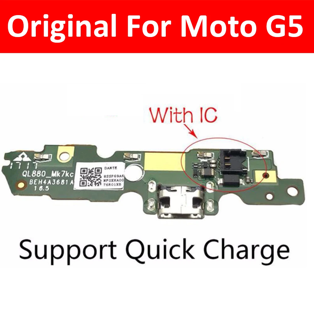 20pcs/lot, Original For Motorola Moto G5 Usb Charger Charging Dock Port