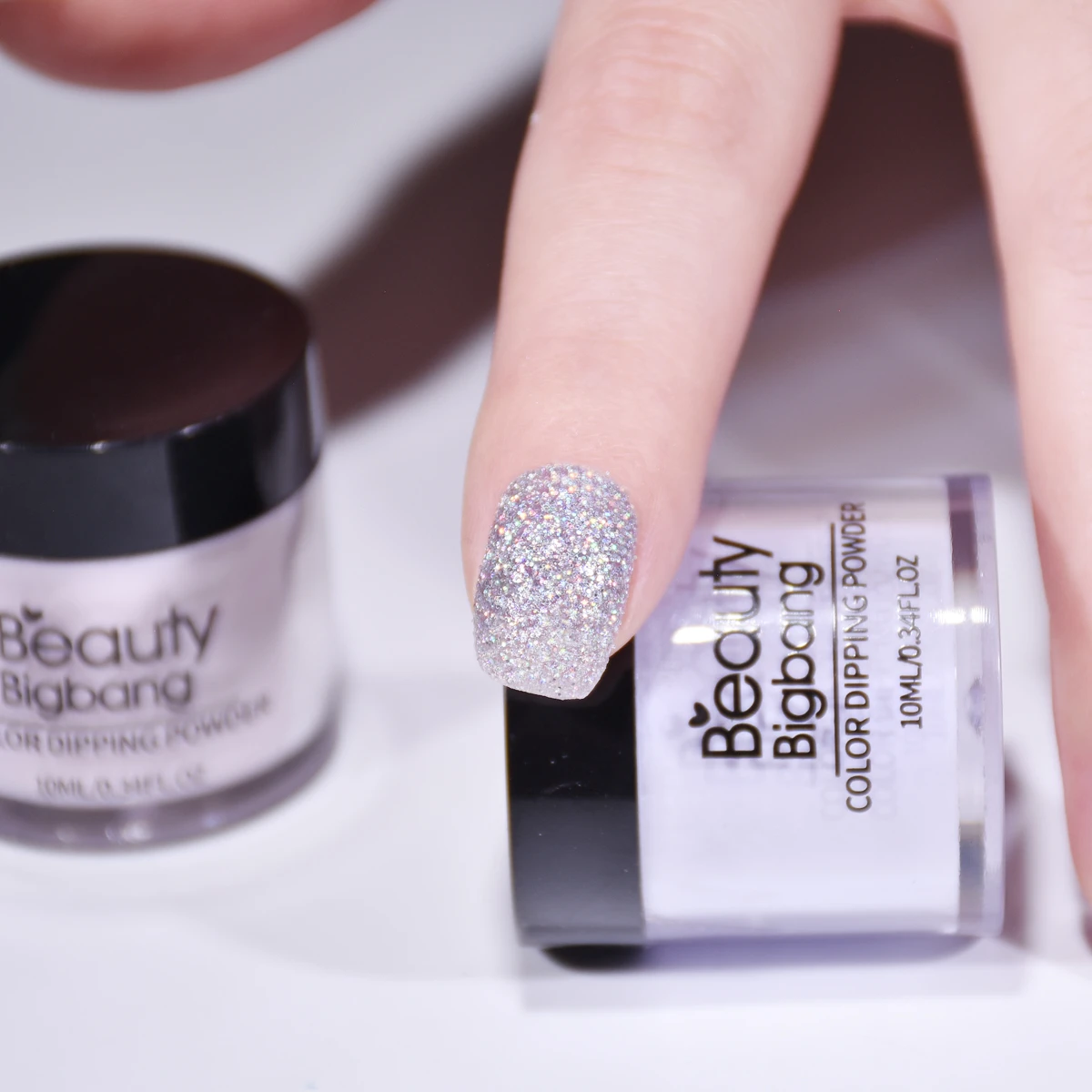 Beautybigbang 10 мл зеркало-Хамелеон для ногтей блестки погружающийся порошок DIY ногтей хромированный пигмент пыль маникюр Дизайн ногтей украшение