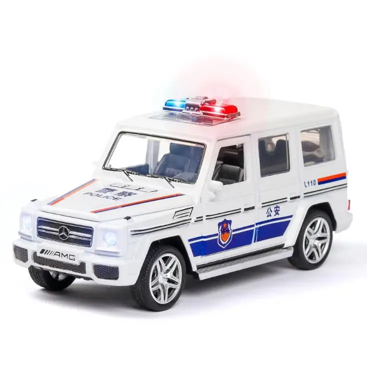 1:32 игрушечный автомобиль G65 полиция металлическая игрушка сплав игрушки
