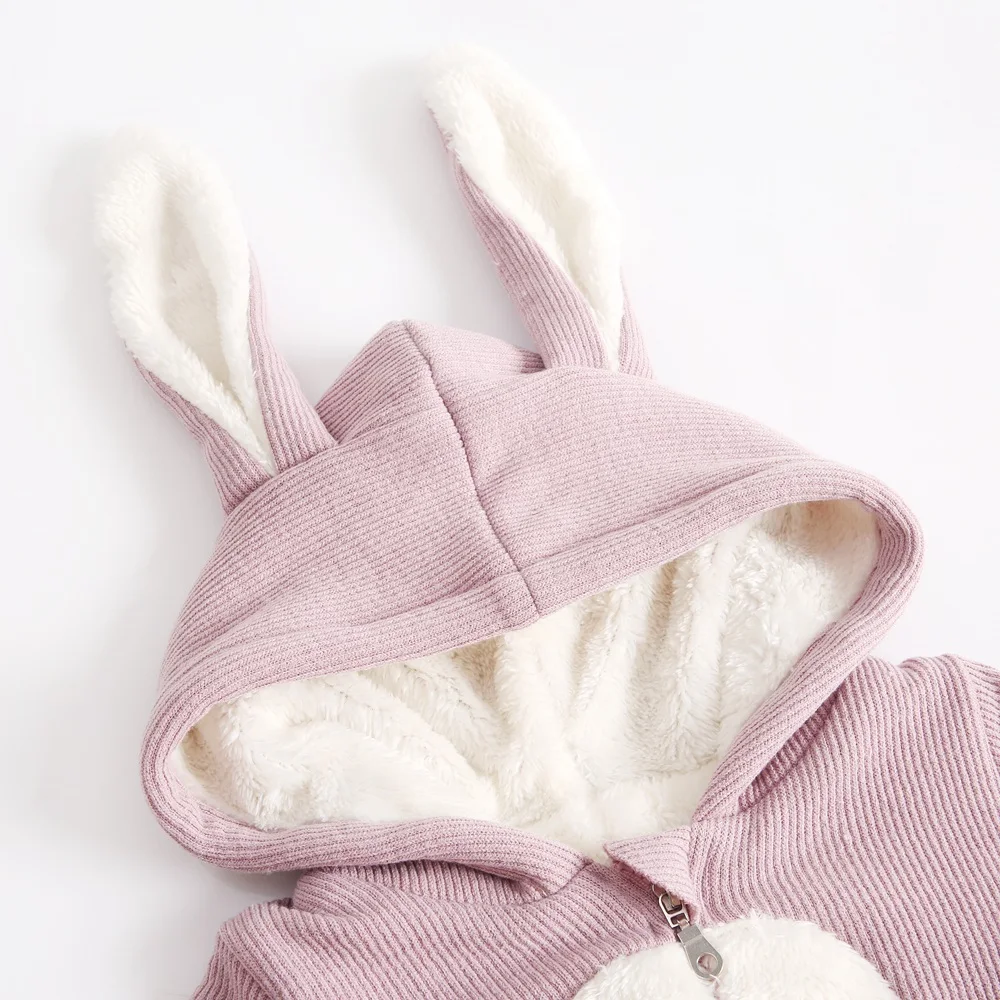 Sanlutoz Warm Winter Baby Rompers Toddler Kids Jumpsuits Clothing Cute Animal Hooded
