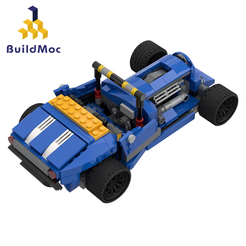

City Mechanical Classic Car Model Bricks Creator Technic Classical Convertible Racing Vehicle Building Blocks Toys For Kids