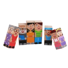 Детская игрушка для раннего развития деревянная Луна балансировка развивающие игрушки строительные блоки Дети балансирующая игрушка 18 шт