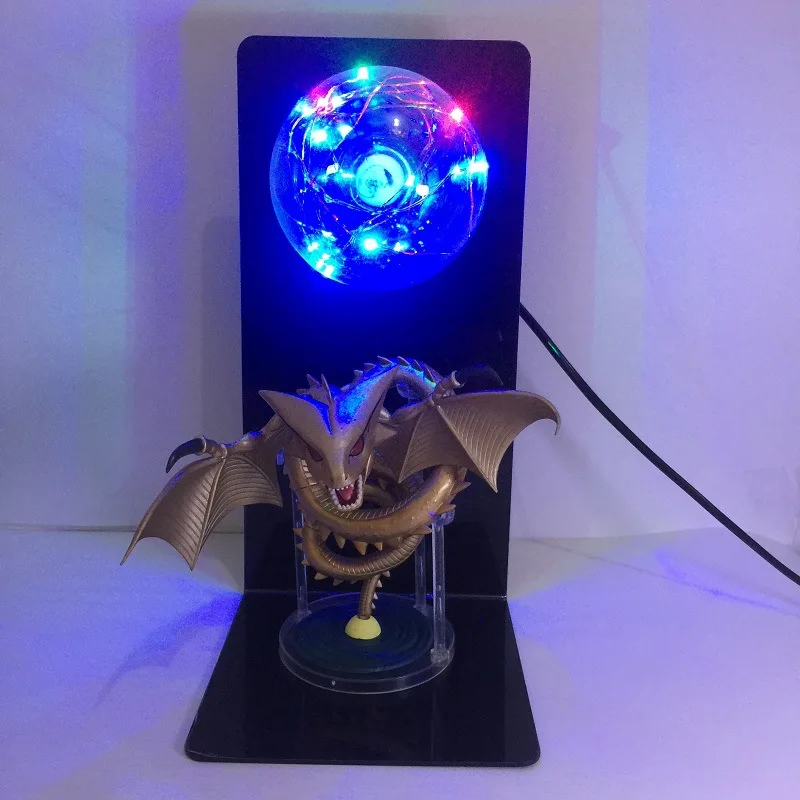 Аниме Dragon Ball Супер Dragon Garage Kit Креативный светодиодный светильник Настольная лампа для защиты глаз светящаяся игрушка золотой дракон