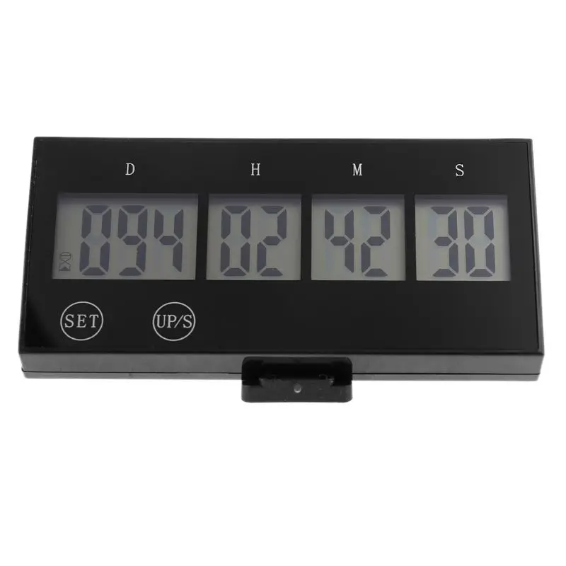 

999 Days Countdown Clock LCD Digital Screen Kitchen Timer Event Reminder For Wedding Retirement Lab Cooking Kitchen