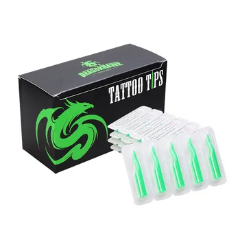 

50 Pcs Mix Sizes Disposable Tattoo Tips Sterilized Nozzle Tip Tube RT FT