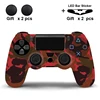 For Sony PS4 Controller Silicone Case Cover For PS4 Gamepads joystick with 2 thumbsticks Grips Cap ► Photo 2/6