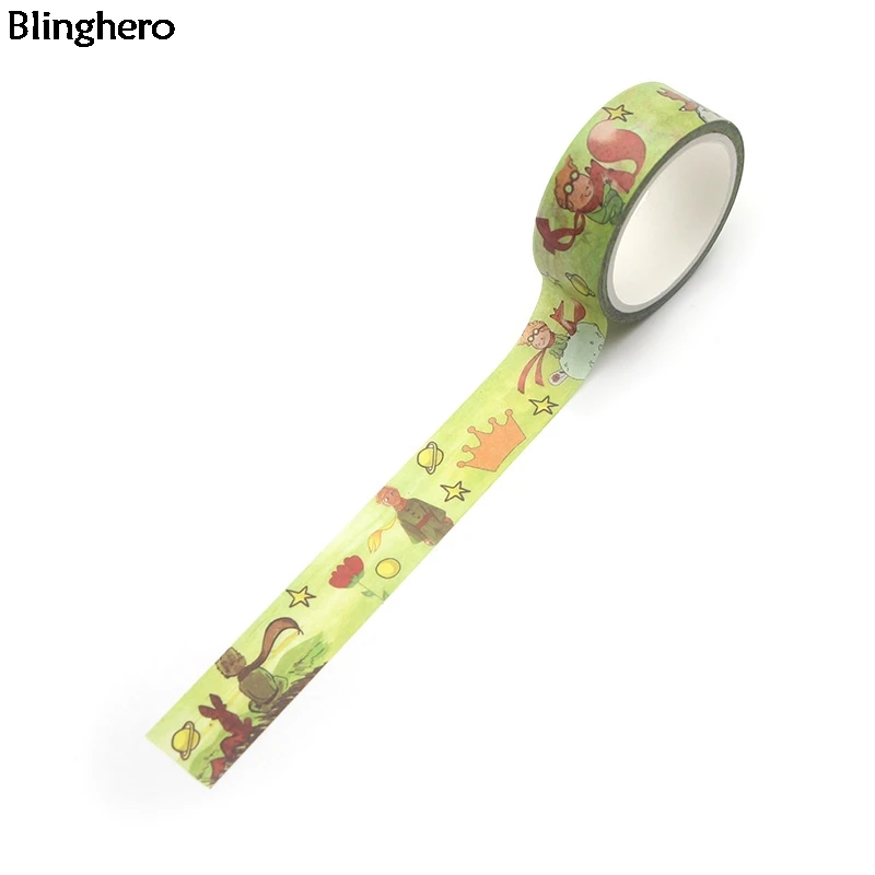 Blinghero мультфильм Le Petit Prince 15 мм X 5 м васи клейкая лента наклейки для ноутбука Милая ручка клейкая лента BH0045