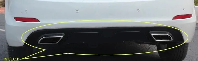 Задний спойлер для Elantra задний из АБС пластика диффузор заднего бампера без