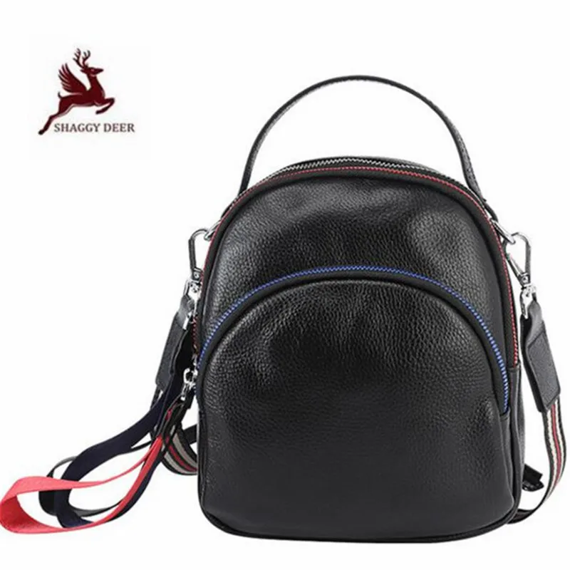 

Ins Hot Soft Quality Small Lady Handmade Bags Litchi Pattern Designer Luxury Black Lady Backpack