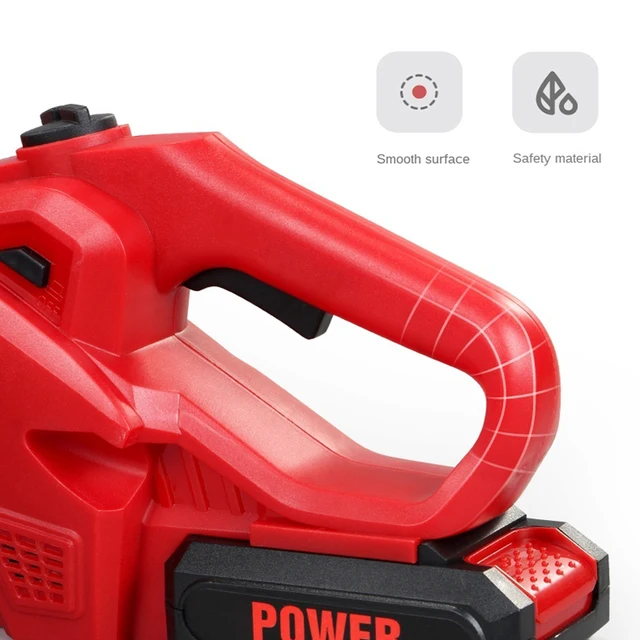New Maintenance Tools Electric Saw Lawn Blower Lawn Mower Simulation Maintenance Tools Pretend To Play with Garden Boy Toys Gift 4