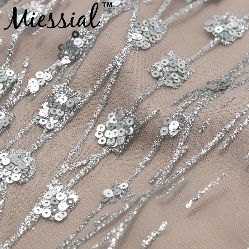 Miessial, прозрачное Сетчатое платье с люрексом, пикантное платье с разрезом, женское Модное Длинное платье без бретелек, элегантные вечерние платья для ночного клуба, vestidos