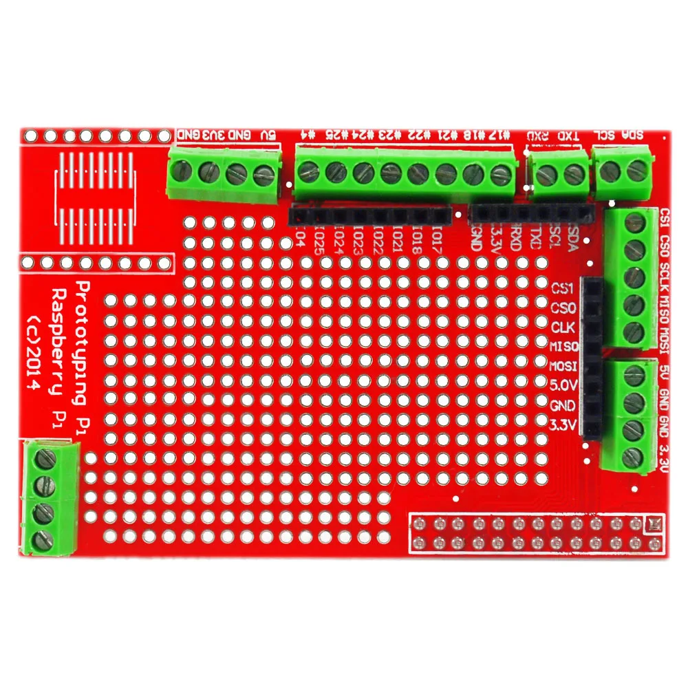 5 шт. для Raspberry PI 2-го 3-го поколения прототип Плата расширения прототип Raspberry PI щит