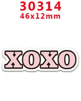 30314 30 шт Vanlentine's day мультяшный персонаж плоское украшение из смолы PR 30314 - Цвет: 30314