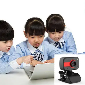 

Usb Webcam Clip Camera with Microphone for Desktop Laptop Pc Computer Camera Drive-free Live Video Camera