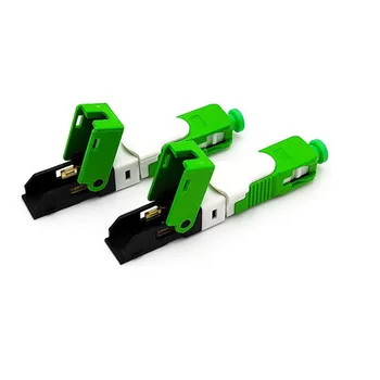 

Wholesales FTTH ESC250D APC Single-Mode Fiber Optic SC APC Quick Fast Field Assembly Connector For Drop Cable