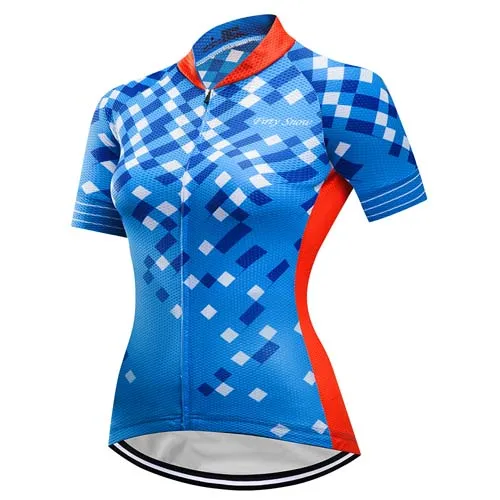 Shirt 3 Женский Профессиональный велосипед комбинезоны комплект платье Skinsuit шорты комплект одежды форма для триатлона Джерси для велоспорта велосипед MTB Maillot - Цвет: Shirt 3