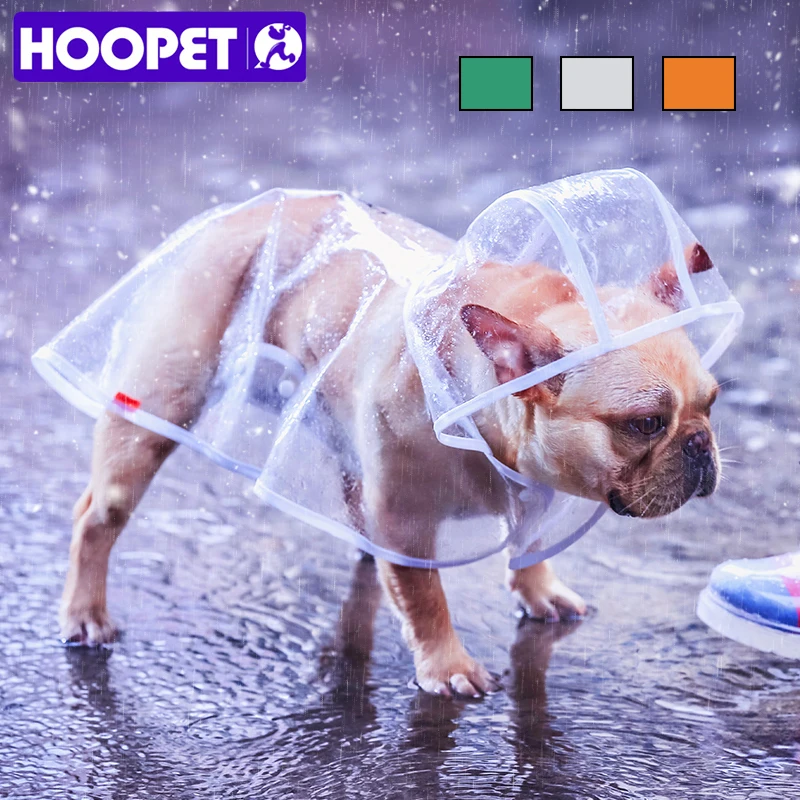 HOOPET Pet Raincoat Dog Clothes Transparent Light Waterproof Small with hood|raincoat kids|clothes mallraincoat prices |