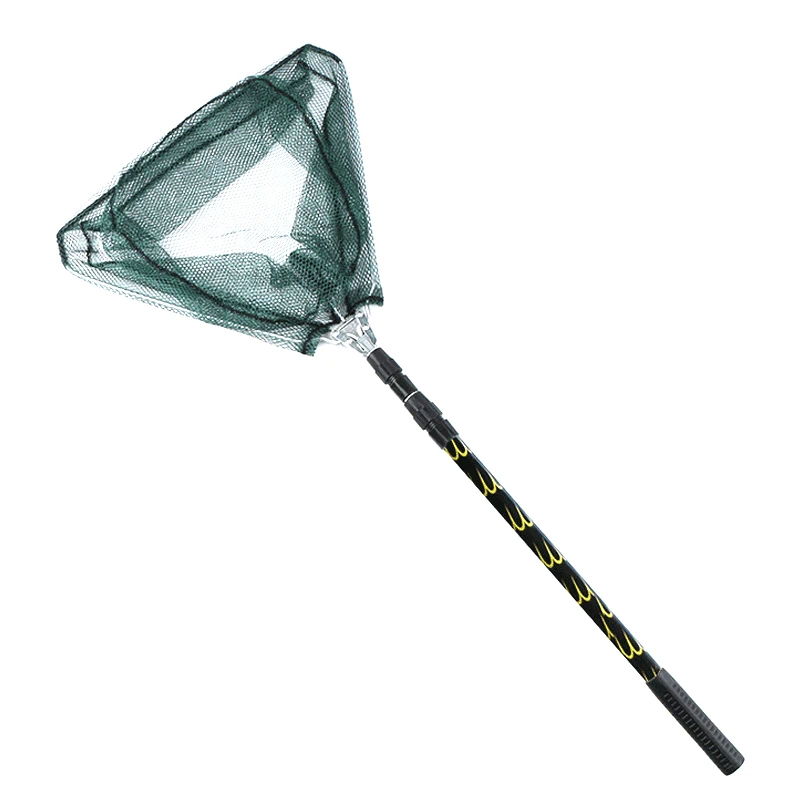 

NEW Fishing Net Retractable Telescopic Landing Net Aluminum Alloy Pole Foldable Brail