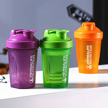 

Outdoor Portable Plastic Drinking Bottle Sports Shaker Bottle 400 Ml Whey Protein Powder Mixing Bottle Sports Fitness Gym Bottle