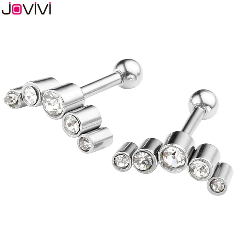 8 шт. штанга нержавеющая сталь хряща 16 г 1/4&quot|bar piercing|tragus helix16 gauge |
