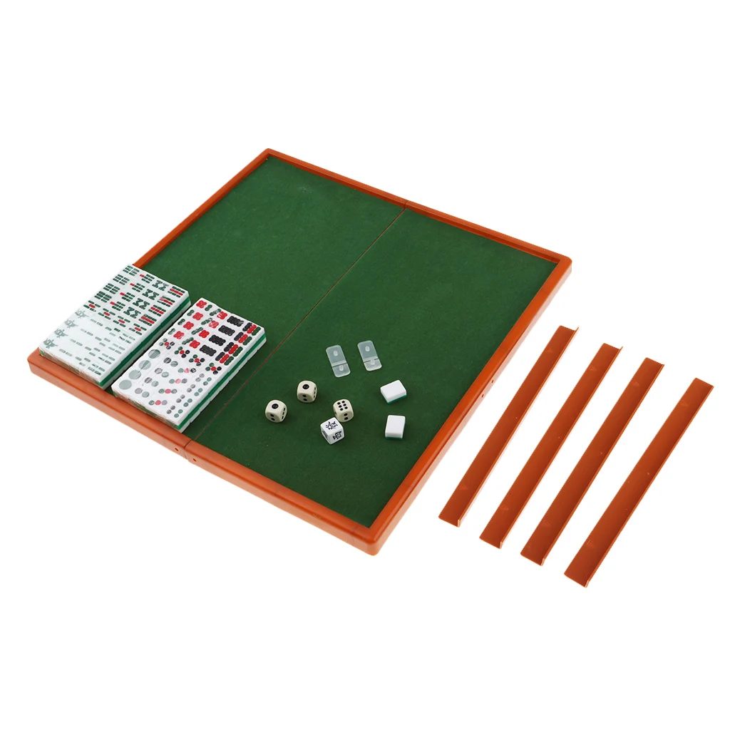 Portable Mahjong Sets Chinese Antique Mini Games Funny Family Table Board Game | Спорт и развлечения