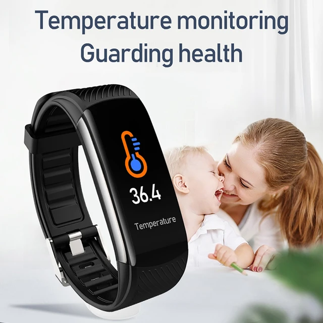 New Children's Smart Watch Temperature Smartwatch Kids Smart Band Girls Boys Wristband Android Ios Waterproof Sports Teens Smart Watches -