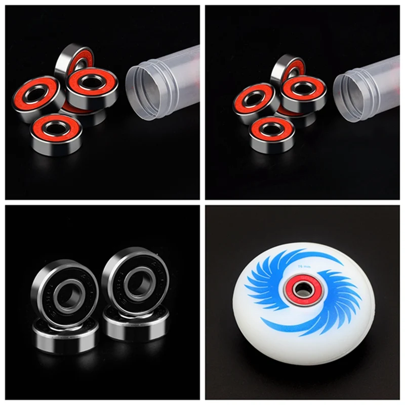 1Bag/10PCS Skating Rolling Skateboard Longboard Wheel Skate Longboard Bearings Roller ABEC-9 ABEC-7 For Skate Shoes Scooter