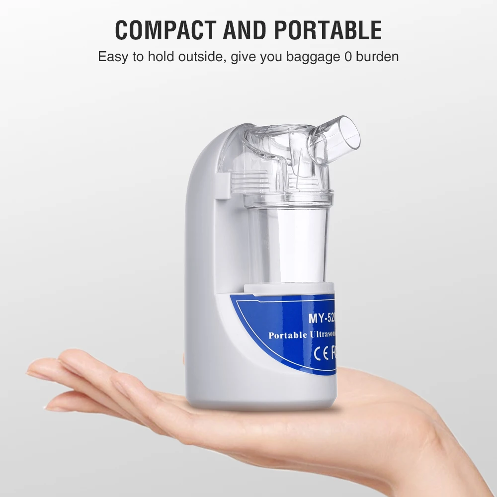 Quiet Home Inhaler Health Care Mini Handheld Portable Automizer Ultrasonic Nebulizer for Children Adult Asthma Inhaler 1 Quiet Home Inhaler Health Care Mini Handheld Portable Automizer Ultrasonic Nebulizer for Children Adult Asthma Inhaler 2