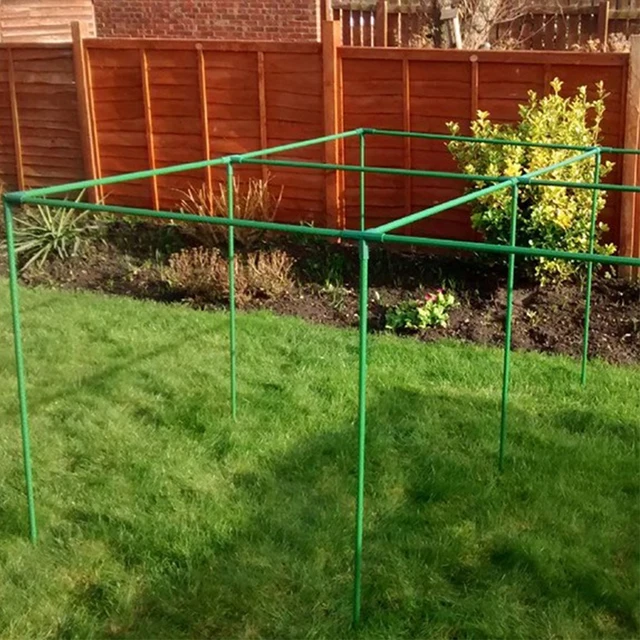 36 ”（90 Cm） Hosszú Növényi Tét Kertészeti Oszlop Plasztikus Bevonatú Acélcső A Mászó Növények És Zöldségek Támogatására - Image 6