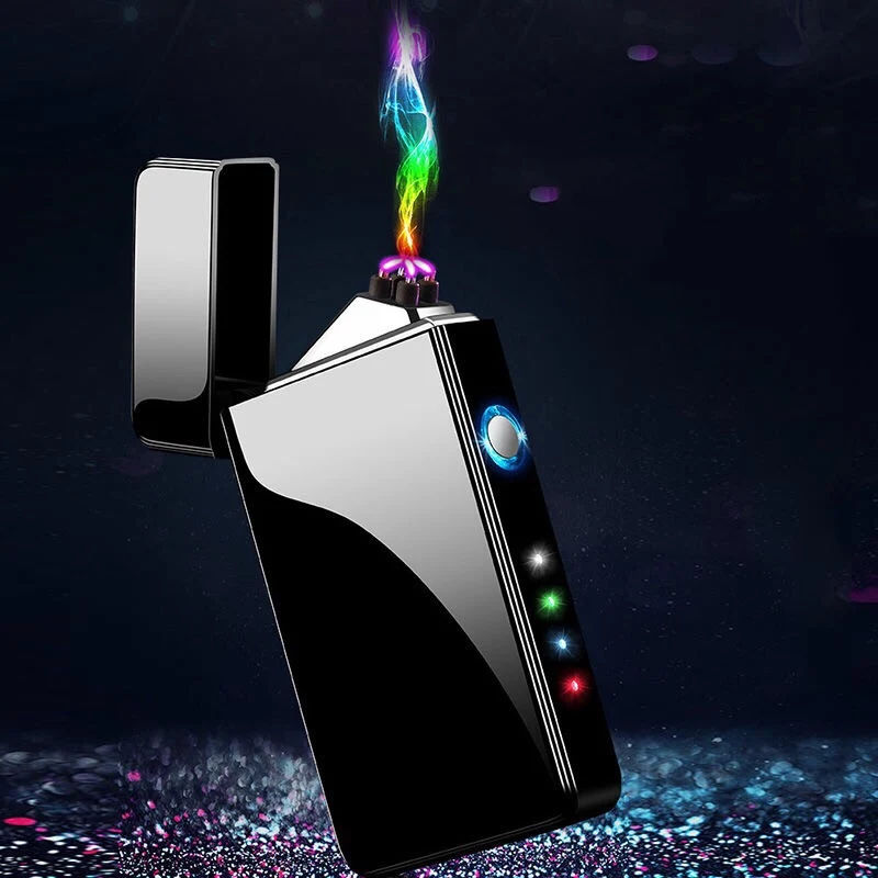 01 Импульсная дуговая USB Зажигалка Ветрозащитная электрическая зажигалка плазменная перезаряжаемая беспламенная Электронная зажигалка для сигар высокое качество - Цвет: 01