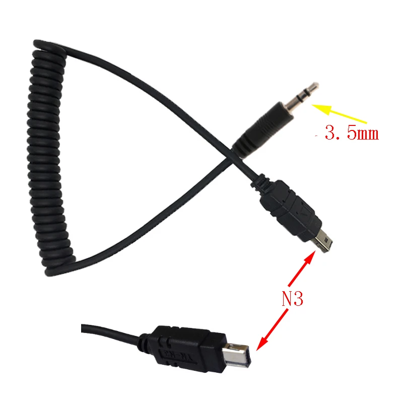 Camera Remote Shutter Button Camera Remote Shutter Release 3.5mm Remote Shutter Release Cable Connecting Cord C1 C3 N1 N3 S2 For Canon Nikon Sony Pentax