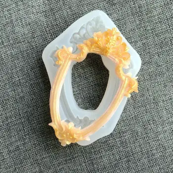 

DIY European Style Photo Frame Epoxy Resin Silicone Mold Jewelry Fillings Pendant Accessory Charms Handmade Mould Stuff Craft