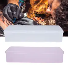 Rectangle Manual Rectangle Manual Tattoo Pen Organizer Storage Box Makeup Eyebrow Pen Microblading Container Tattoo Accessories