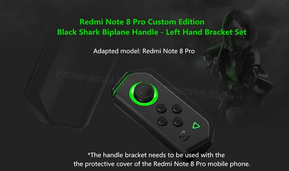 Игровой контроллер геймпад джойстик для Xiaomi Black Shark 1 redmi K20 Pro 9T Note 8 Геймпады Bluetooth подставка под руку Левая рукоятка зажим