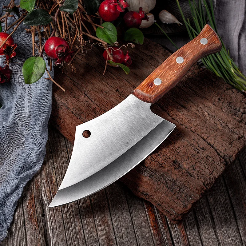 Stainless Steel Fish Knife Outdoor Survival Camping Knife Butcher Knife Meat Knife Meat Fruit Vegetable Knife